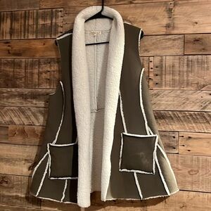 Indigo Soul Sherpa lined vest